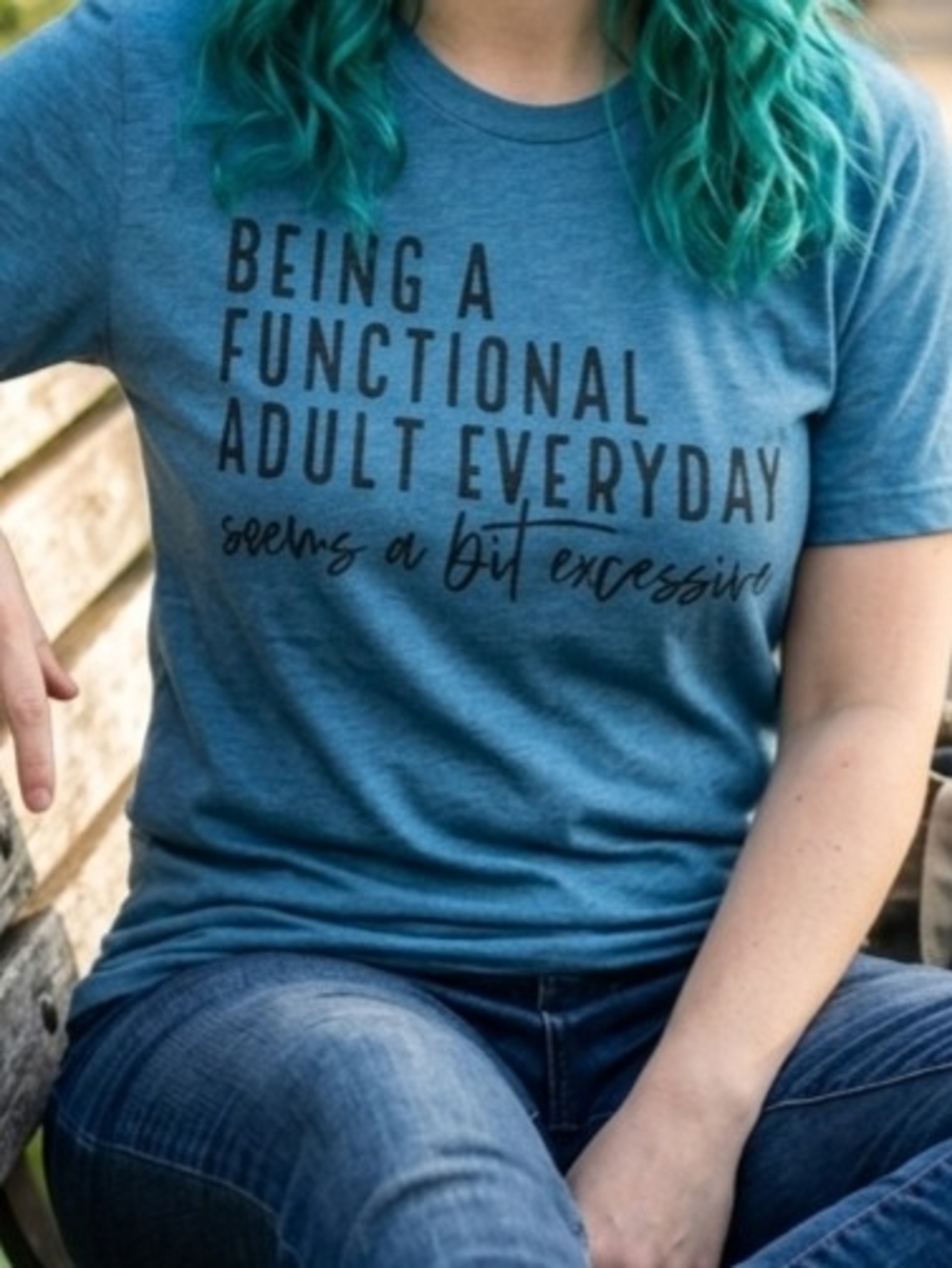 NWT Functional Adult Everyday Graphic Tee
